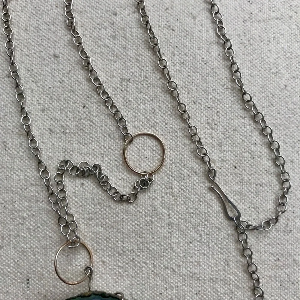 Melissa Joy Manning Caged Geode Necklace